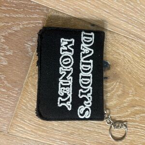 Black Wallet with Chain